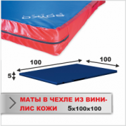 МАТ СПОРТИВНЫЙ Boyko-sport в чехле из ткани ВИНИЛИС КОЖА 5х100х100 фото